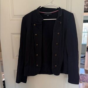 Tommy Hilfiger Navy Military-Style Blazer